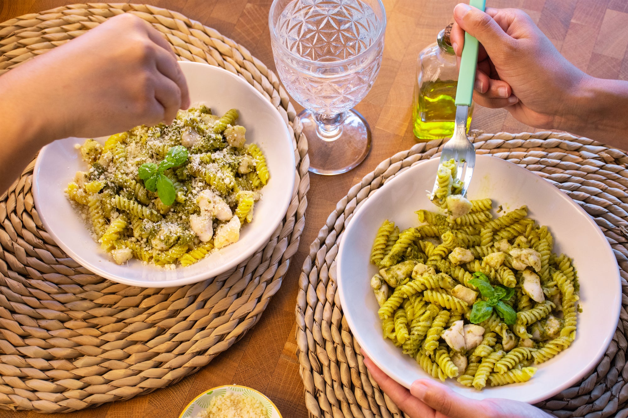 Chicken Pesto Pasta dishes